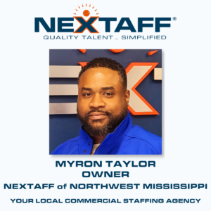 Headshot of NEXTAFF of NW Mississippi Owner, Myron Taylor.