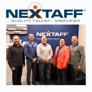 Group of NEXTAFF owners at the NEXTAFF Support Office.